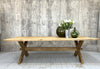 280cm X French Frame Rustic Farmhouse Refectory Table