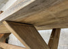 280cm X French Frame Rustic Farmhouse Refectory Table