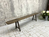 200cm Individual Solid Oak Bench