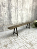 200cm Individual Solid Oak Bench