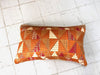 Set of Three Vintage Hand Embroidered Silk Sunset Scatter Cushions