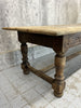 300cm Solid Oak Rustic Refectory Dining Table