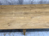 300cm Long Solid Oak 6 Taper Leg Refectory Dining Table