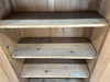 Antique School Pine Four Door Cupboard