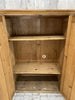Antique School Pine Four Door Cupboard