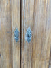 Antique School Pine Four Door Cupboard