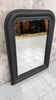 64.5cm High Painted Black Framed Louis Philippe Mirror