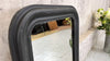 64.5cm High Painted Black Framed Louis Philippe Mirror