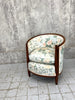 Carved Art Deco 1930's Tub Armchair to Reupholster