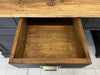 Black Solid Wood Shop Counter Sideboard Drawers Cupboard