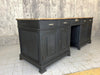 Black Solid Wood Shop Counter Sideboard Drawers Cupboard