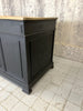 Black Solid Wood Shop Counter Sideboard Drawers Cupboard