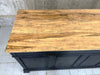 Black Solid Wood Shop Counter Sideboard Drawers Cupboard