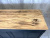 Black Solid Wood Shop Counter Sideboard Drawers Cupboard