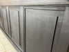 Black Solid Wood Shop Counter Sideboard Drawers Cupboard