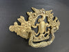 Small Black Serpentine Chest of Drawers