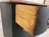 Small Black Serpentine Chest of Drawers