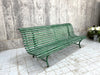200cm 'Parisian' Chippy Green Paint Garden Bench