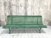 200cm 'Parisian' Chippy Green Paint Garden Bench