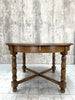 Circular Mid Century Oak extendable Dining Table