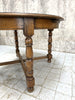 Circular Mid Century Oak extendable Dining Table