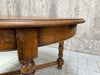 Circular Mid Century Oak extendable Dining Table