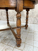 Circular Mid Century Oak extendable Dining Table
