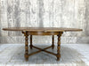 Circular Mid Century Oak extendable Dining Table