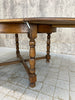Circular Mid Century Oak extendable Dining Table