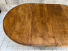 Circular Mid Century Oak extendable Dining Table