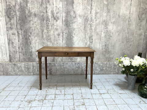 100cm French Turned Leg Writing Occasional Table