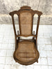 Folding Low Cane Rocking Chair