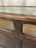 230.5cm Glass Top Shop Counter Sideboard with Sliding Doors