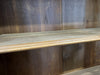 230.5cm Glass Top Shop Counter Sideboard with Sliding Doors