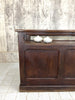 230.5cm Glass Top Shop Counter Sideboard with Sliding Doors