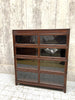Globe-Wernicker Style Sectional Glass Front Bookcase Display Cabinet
