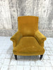 Napoleon III Gold Mohair Velvet Armchair To Reupholster