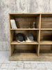 Free Standing Rustic Haberdashery Shelves Pigeon Hole Storage Sideboard
