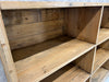 Free Standing Rustic Haberdashery Shelves Pigeon Hole Storage Sideboard