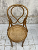 Individual Bentwood French Bistro Chair with Cane Seat