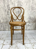 Individual Bentwood French Bistro Chair with Cane Seat