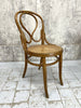 Individual Bentwood French Bistro Chair with Cane Seat