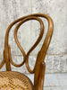 Individual Bentwood French Bistro Chair with Cane Seat