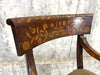 Individual 19th Century Marquetry Chair Carver