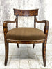 Individual 19th Century Marquetry Chair Carver