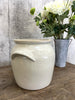Large Stoneware Antique French Confit Pot