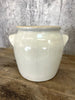 Large Stoneware Antique French Confit Pot