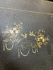 Decorative Black Metal Tray with Hand Painted Decoration