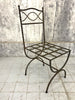 Set of Four Handmade Metal Garden Chairs