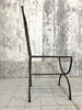 Set of Four Handmade Metal Garden Chairs